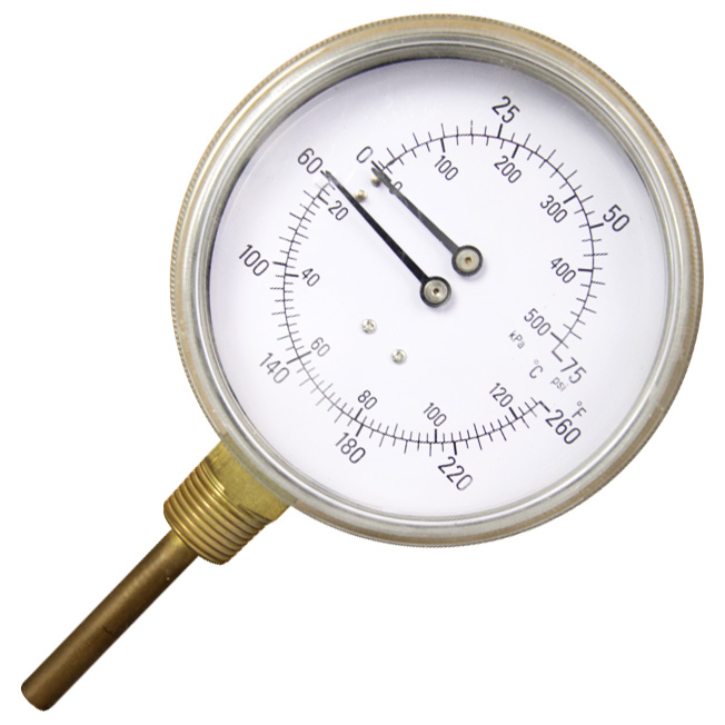 Pressure & Temperature Thermometer