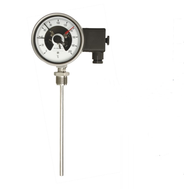 Electric contact Bimetal thermometer
