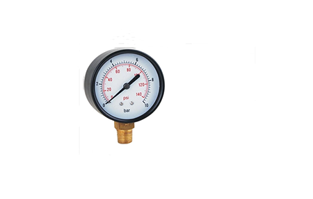 Installation method of commercial pressure gauge